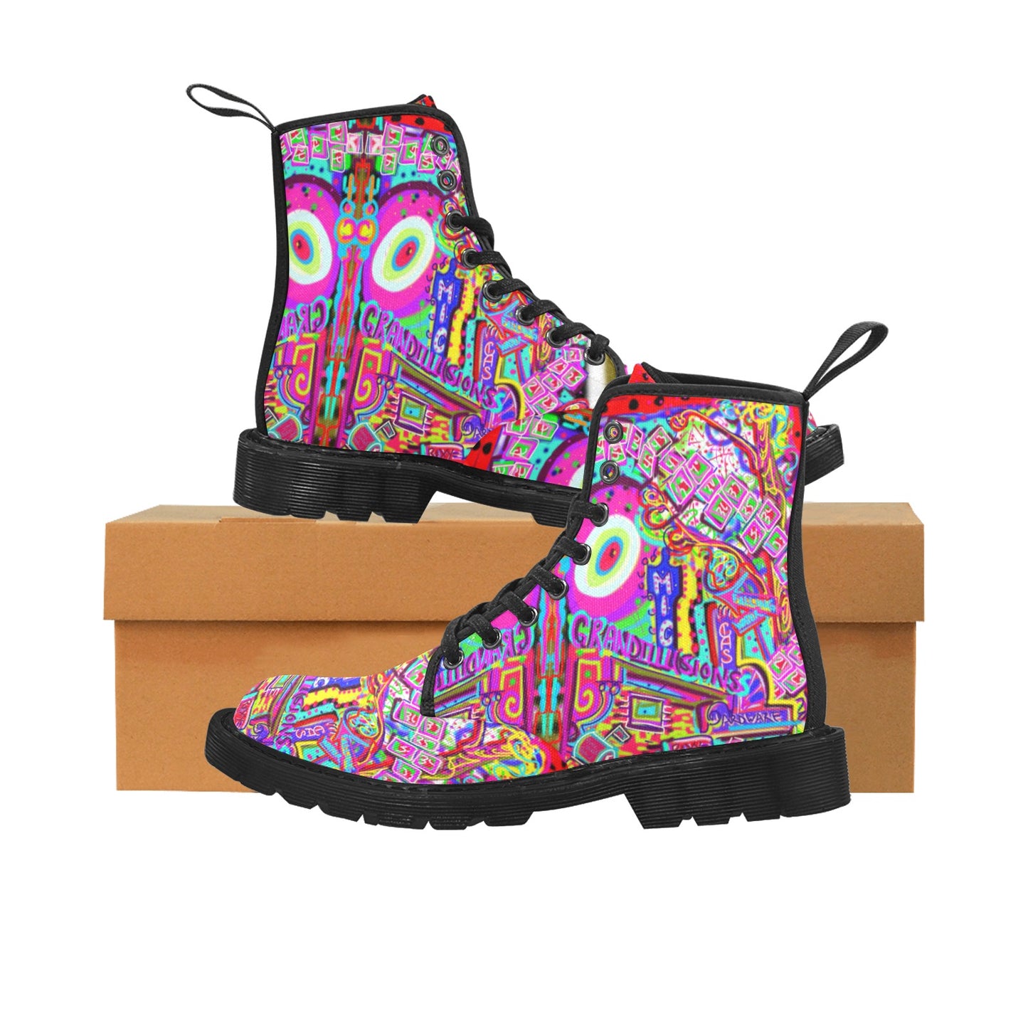 Herren-Schnürstiefel aus Canvas