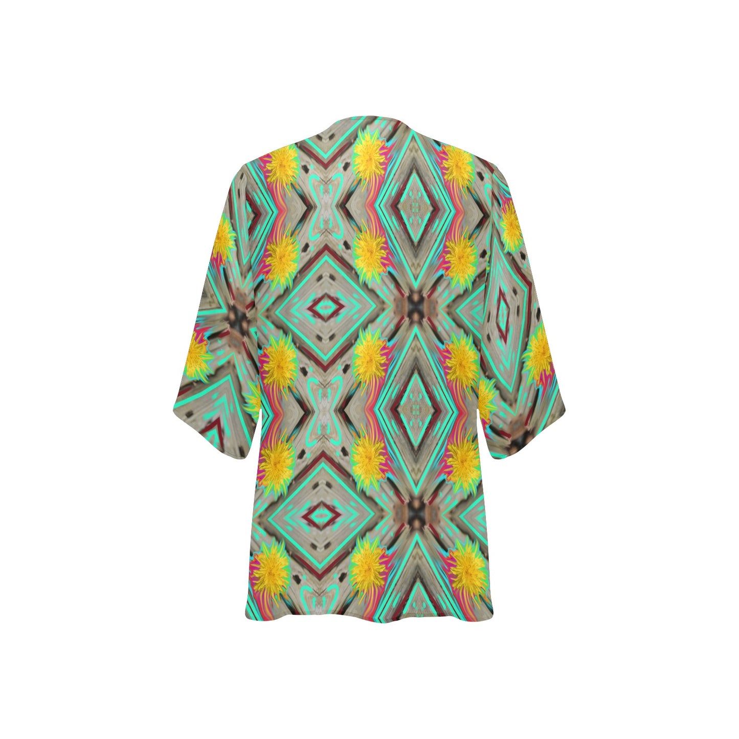 Chiffon-Überwurf im Kimono-Stil für Damen
