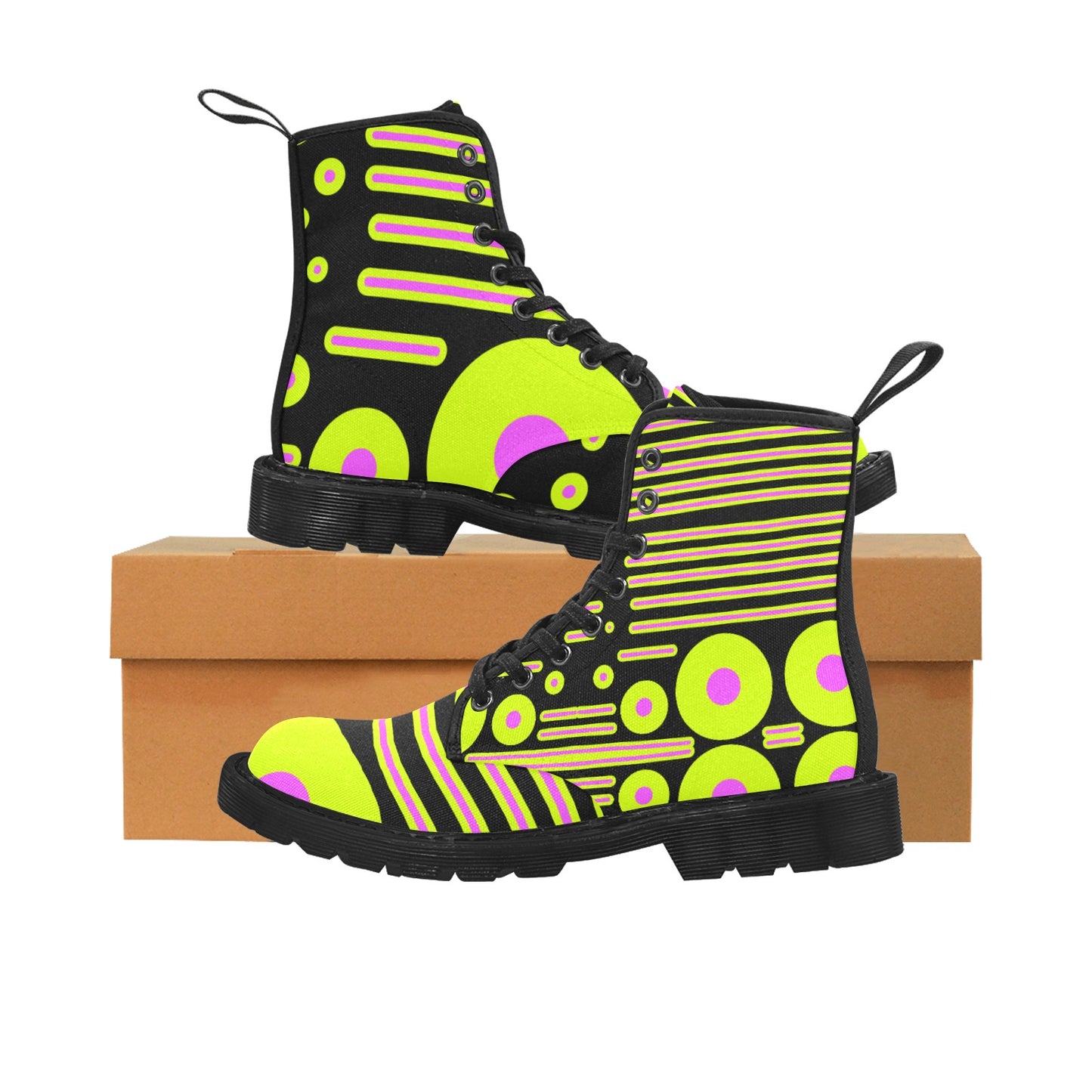 Herren-Schnürstiefel aus Canvas