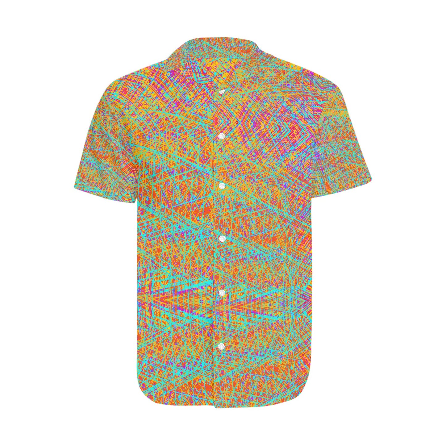 Men's Short Sleeve Shirt With Lapel Collar