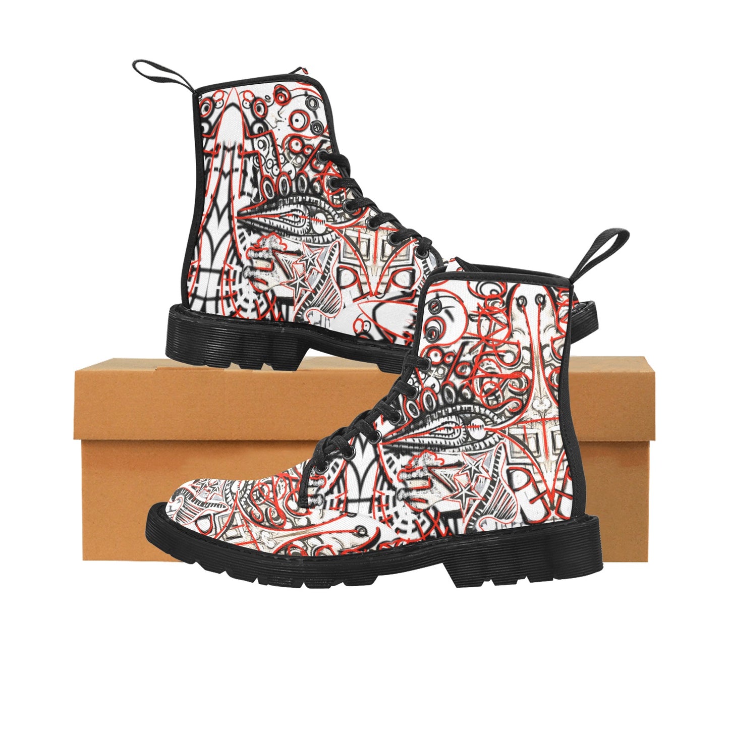 Herren-Schnürstiefel aus Canvas