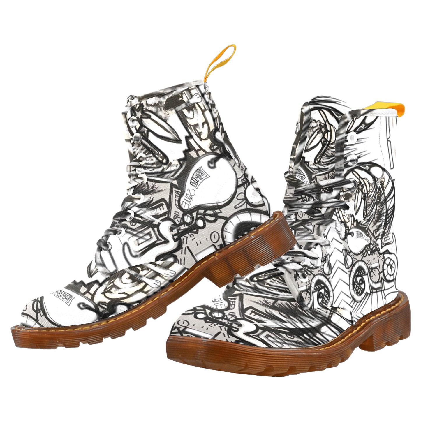 Canvas-Schnürstiefel für Herren