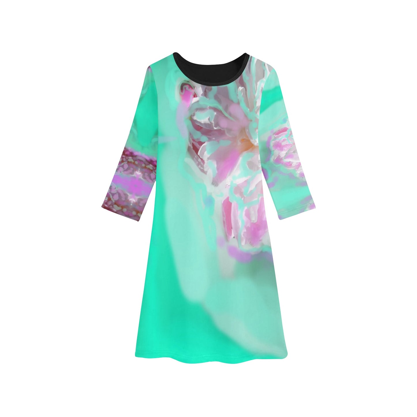 Langärmliges Kleid für Mädchen