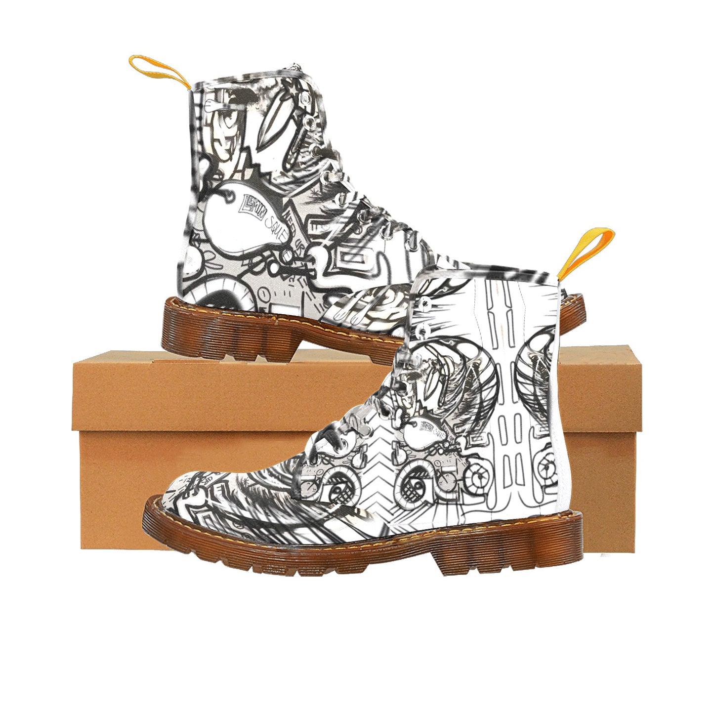 Canvas-Schnürstiefel für Herren