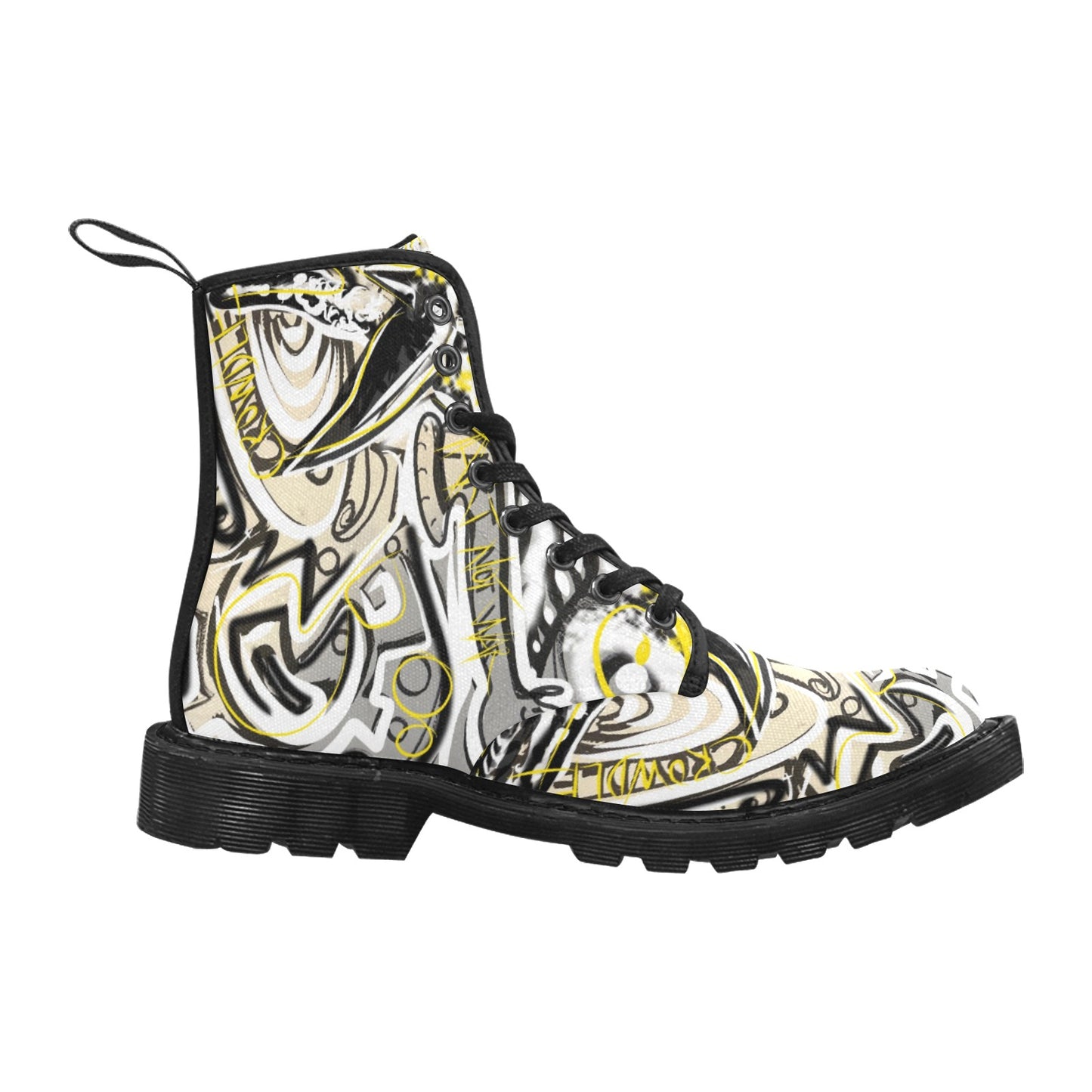 Herren-Schnürstiefel aus Canvas
