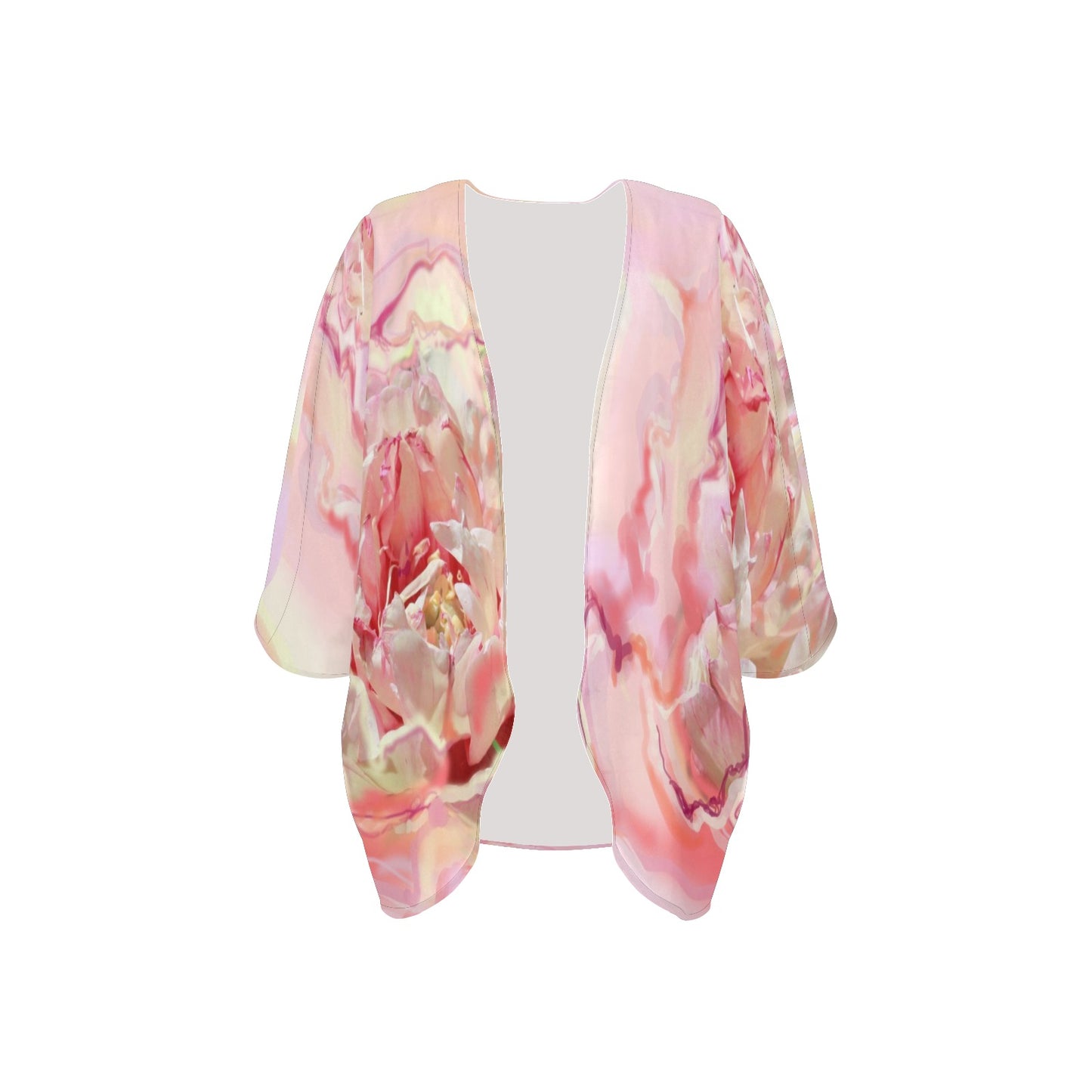 Chiffon-Überwurf im Kimono-Stil für Damen