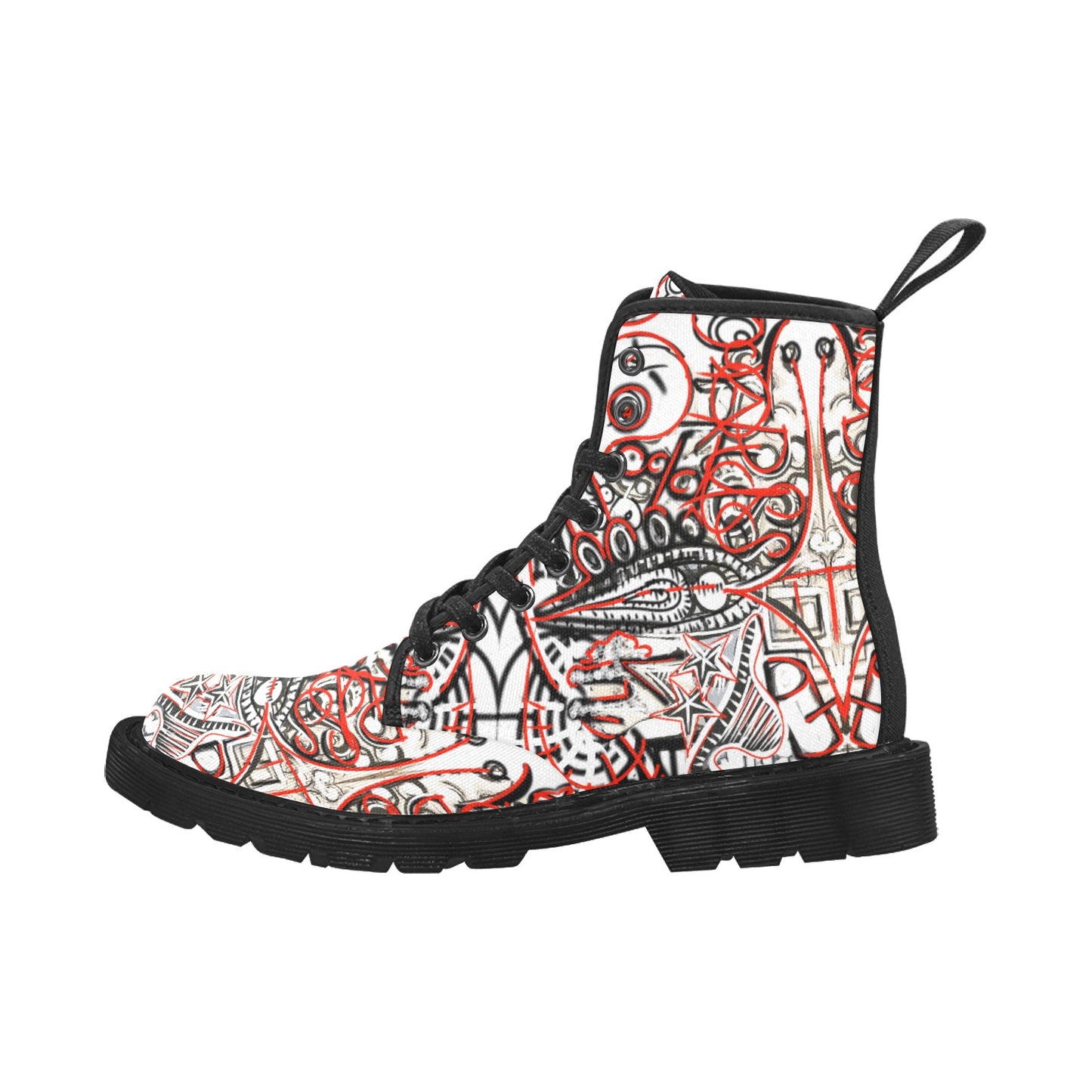 Herren-Schnürstiefel aus Canvas