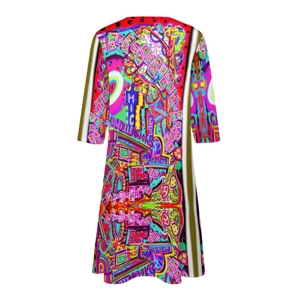 Artsy Dress with Pockets