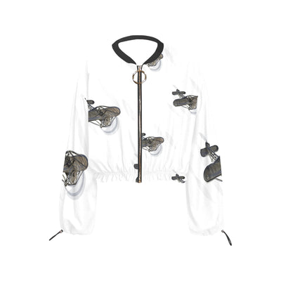 Women's Chiffon Cropped Jacket