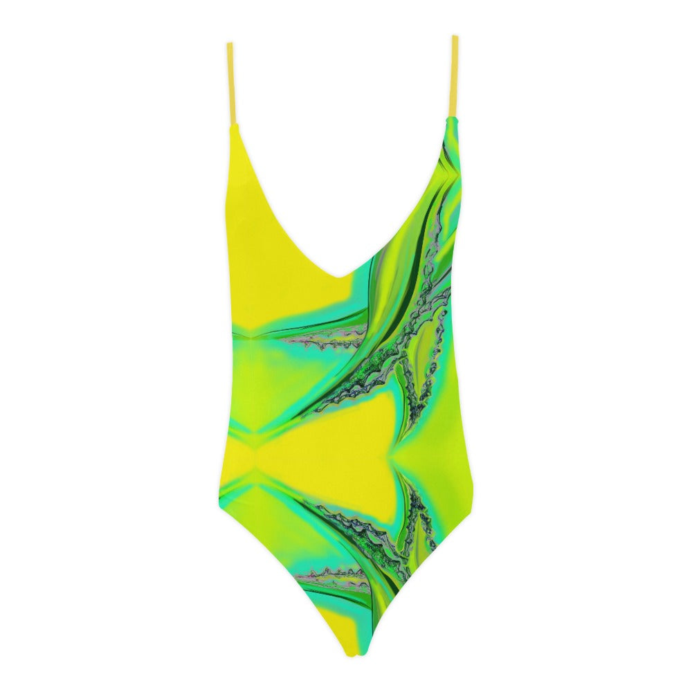 Sexy Lacing Backless One-Piece