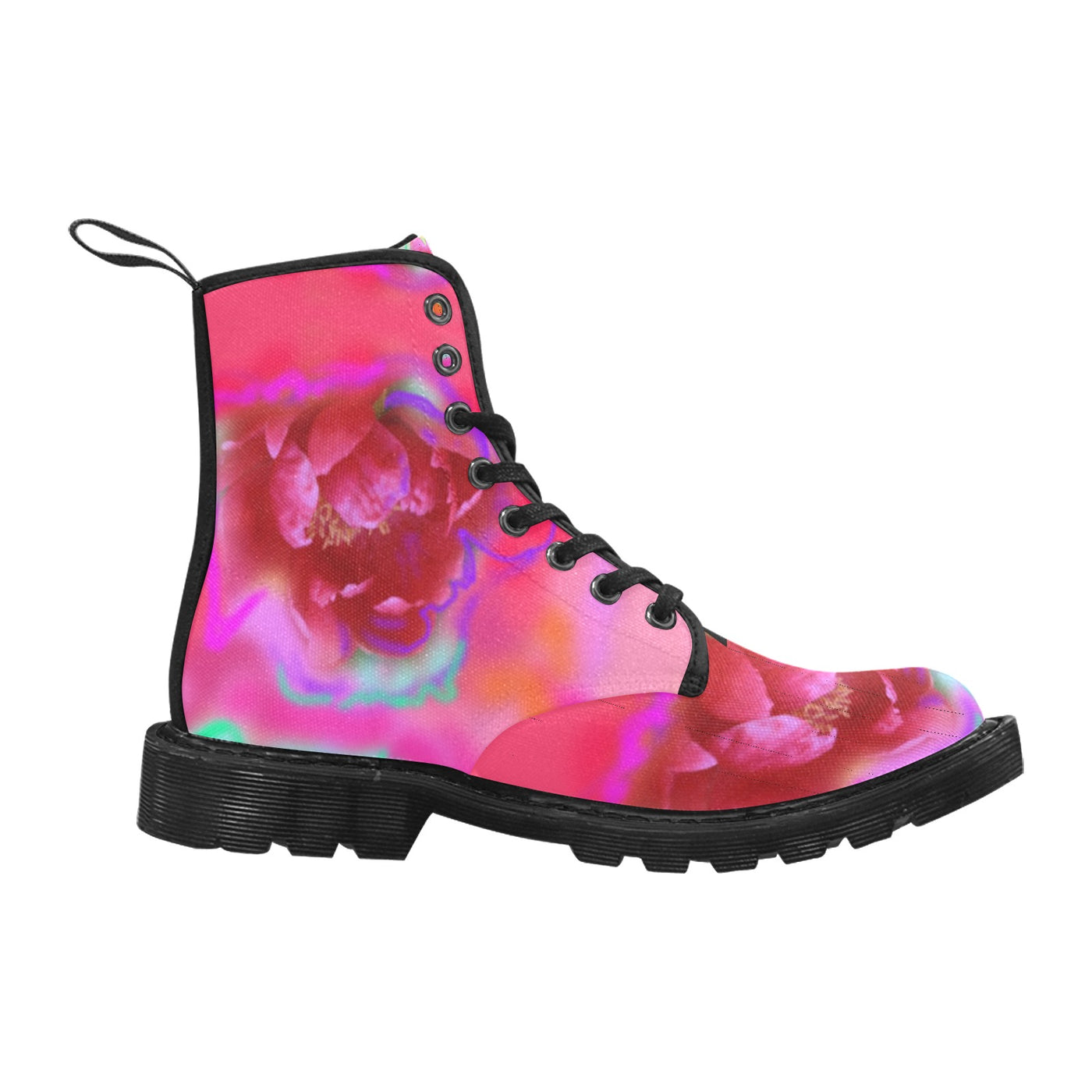 Damen-Schnürstiefel aus Canvas