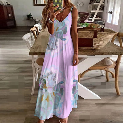 Sling Ankle Long Dress