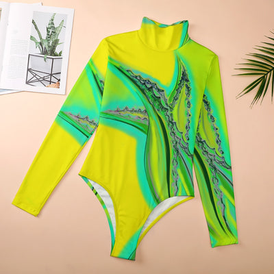 Women's Turtleneck Long Sleeve Bodysuit