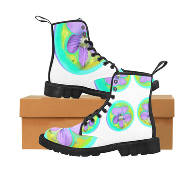 Canvasstiefeletten zum Schnüren für Damen