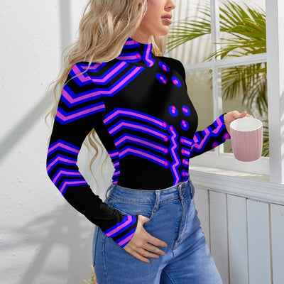 Women's Turtleneck Long Sleeve Bodysuit