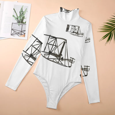 Women's Turtleneck Long Sleeve Bodysuit
