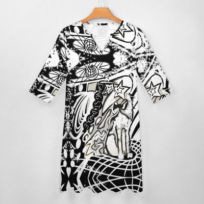 Artsy Dress with Pockets