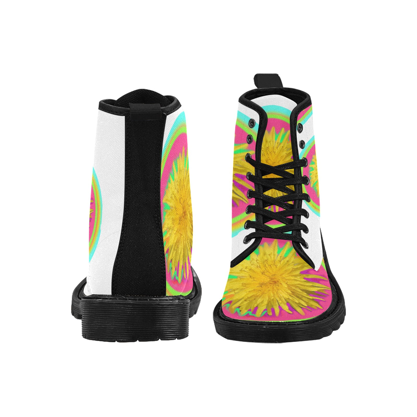 Women's Lace Up Canvas Boots