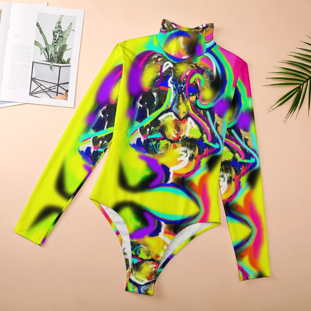 Women's Turtleneck Long Sleeve Bodysuit