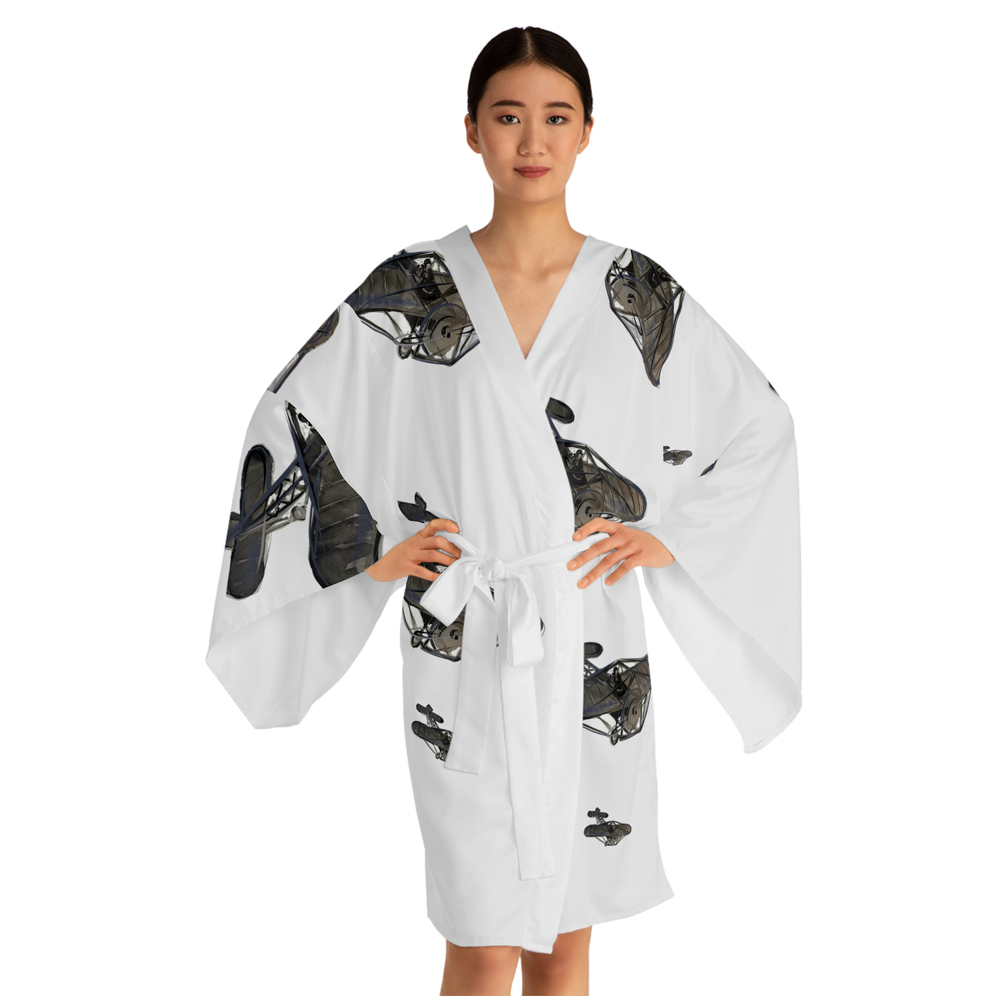 Long Sleeve Kimono Robe