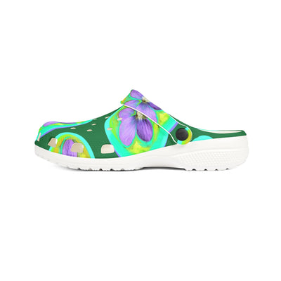 Floral EVA Foam Rubber Clogs - Comfortable and Stylish Slip-Ons