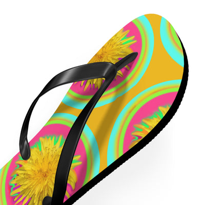 Vibrant Floral Flip Flops for Summer Fun