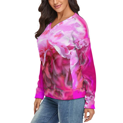 Women's V-Neck Long Sleeve Sweater