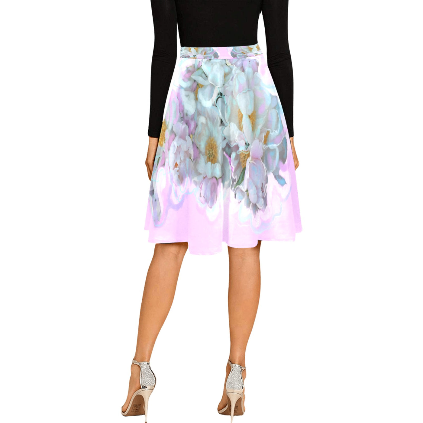 Plissierter Midirock für Damen