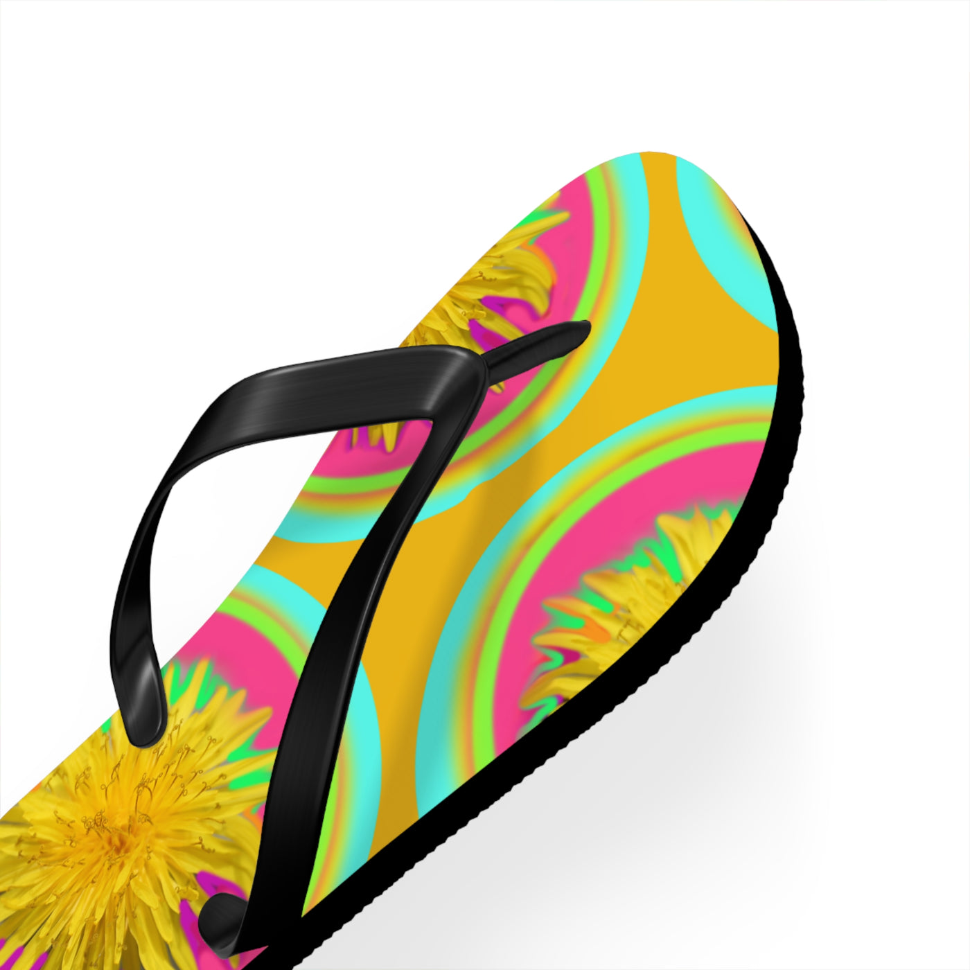 Vibrant Floral Flip Flops for Summer Fun