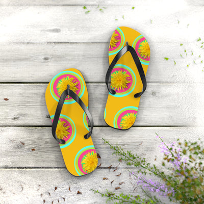 Vibrant Floral Flip Flops | Fun Summer Sandals for Beach Days