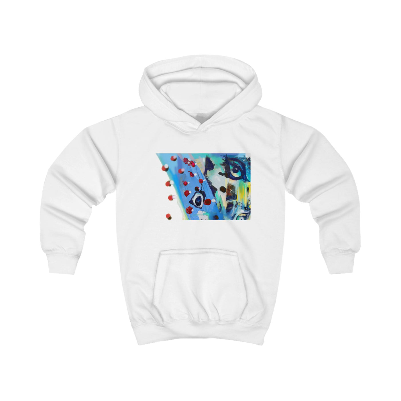 Colorful Artistic Kids Hoodie - Fun & Unique Design for Creative Children