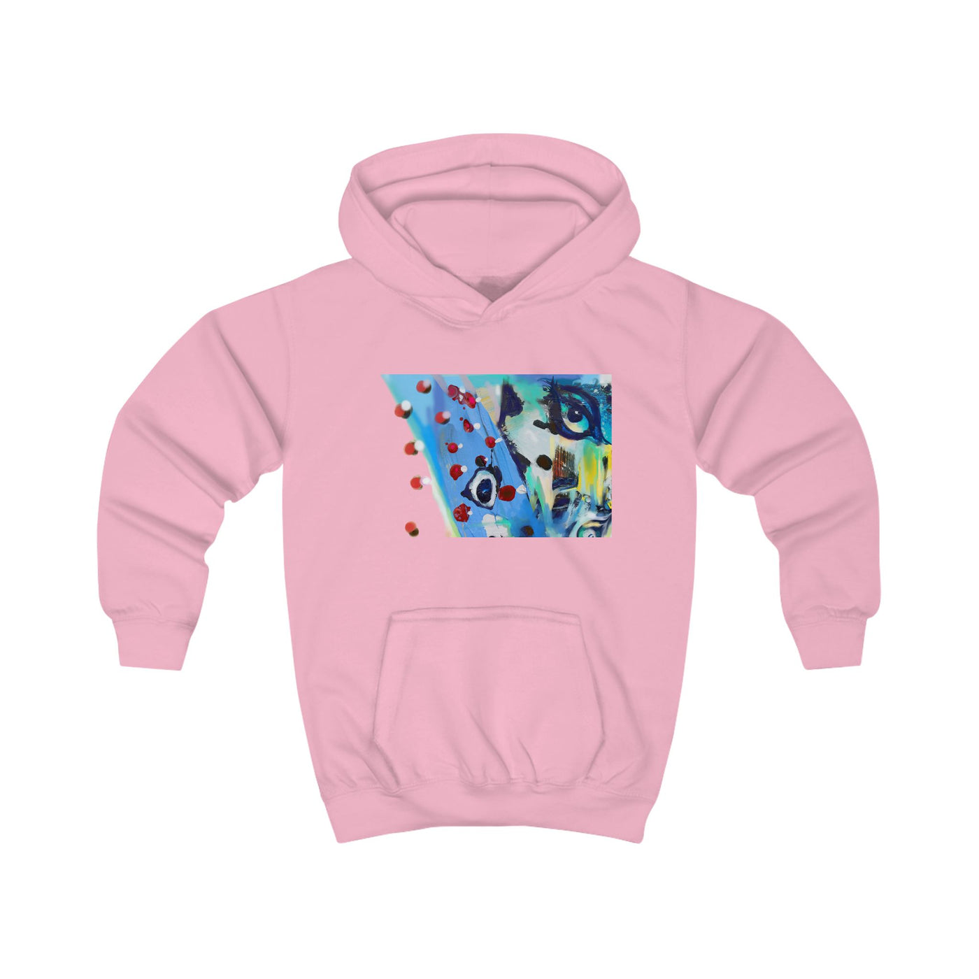 Colorful Artistic Kids Hoodie - Fun & Unique Design for Creative Children