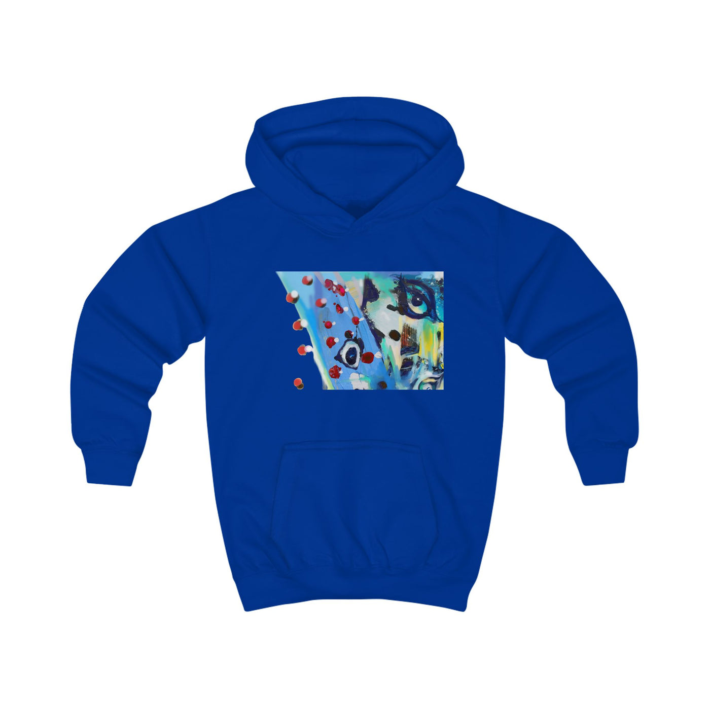 Colorful Artistic Kids Hoodie - Fun & Unique Design for Creative Children