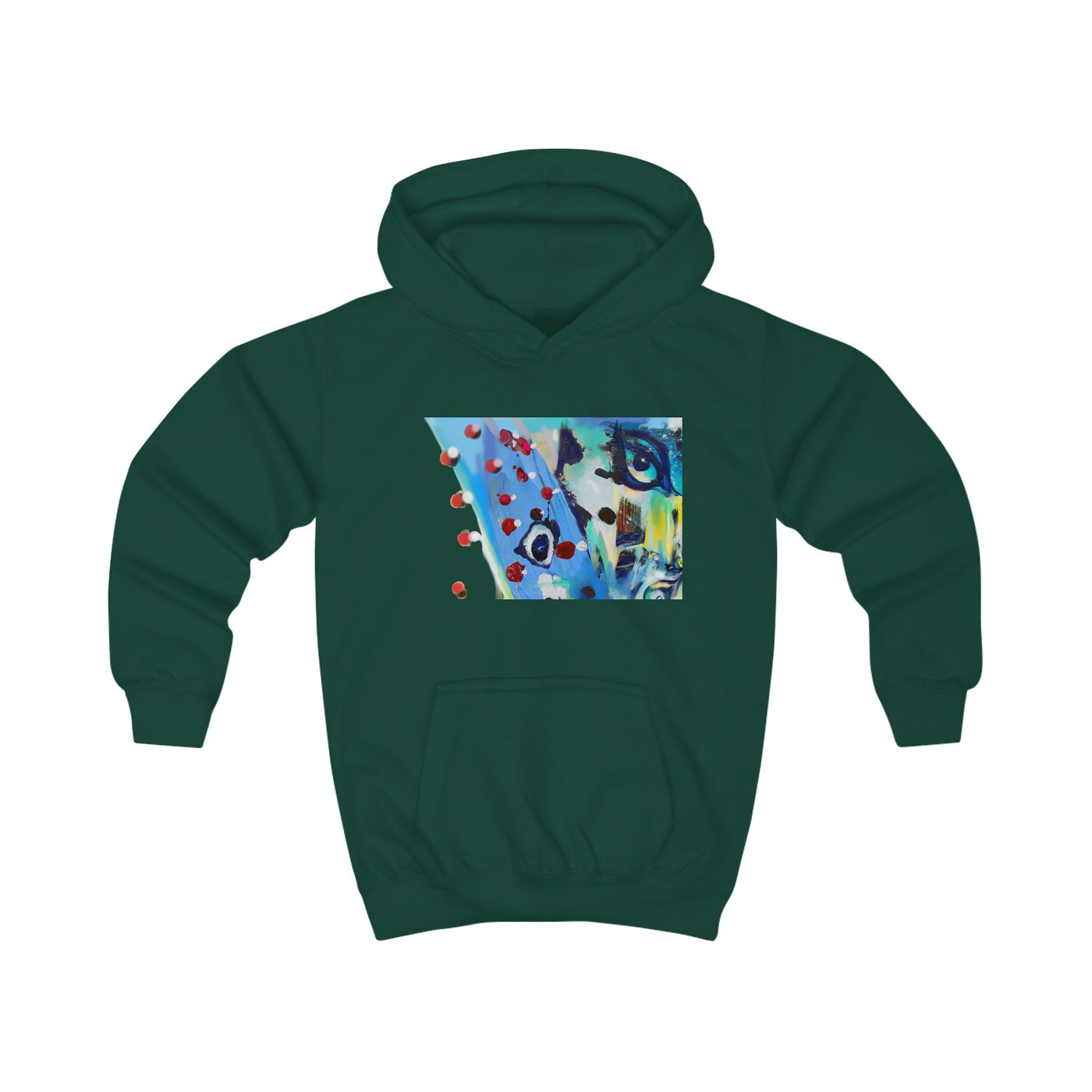 Colorful Artistic Kids Hoodie - Fun & Unique Design for Creative Children