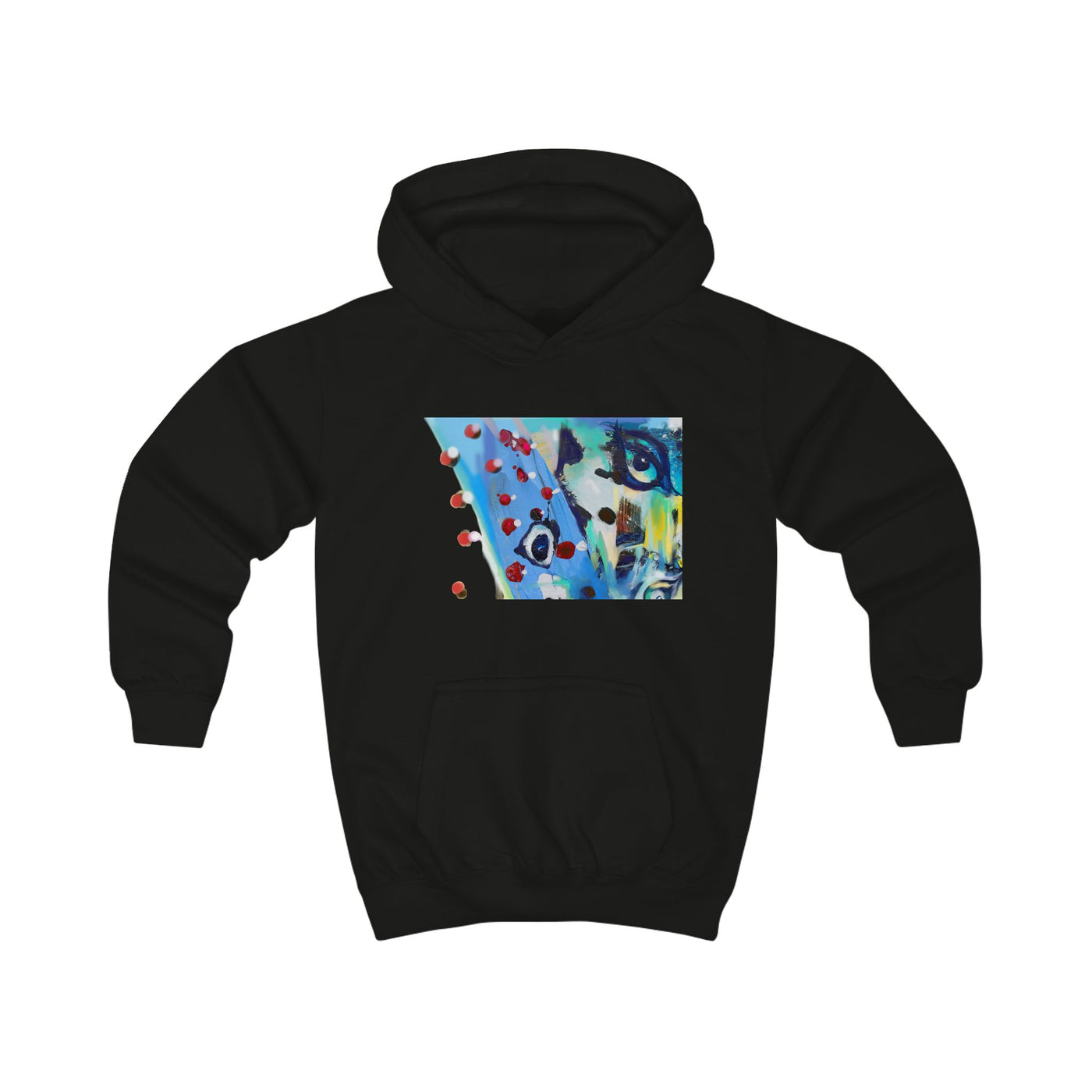 Colorful Artistic Kids Hoodie - Fun & Unique Design for Creative Children