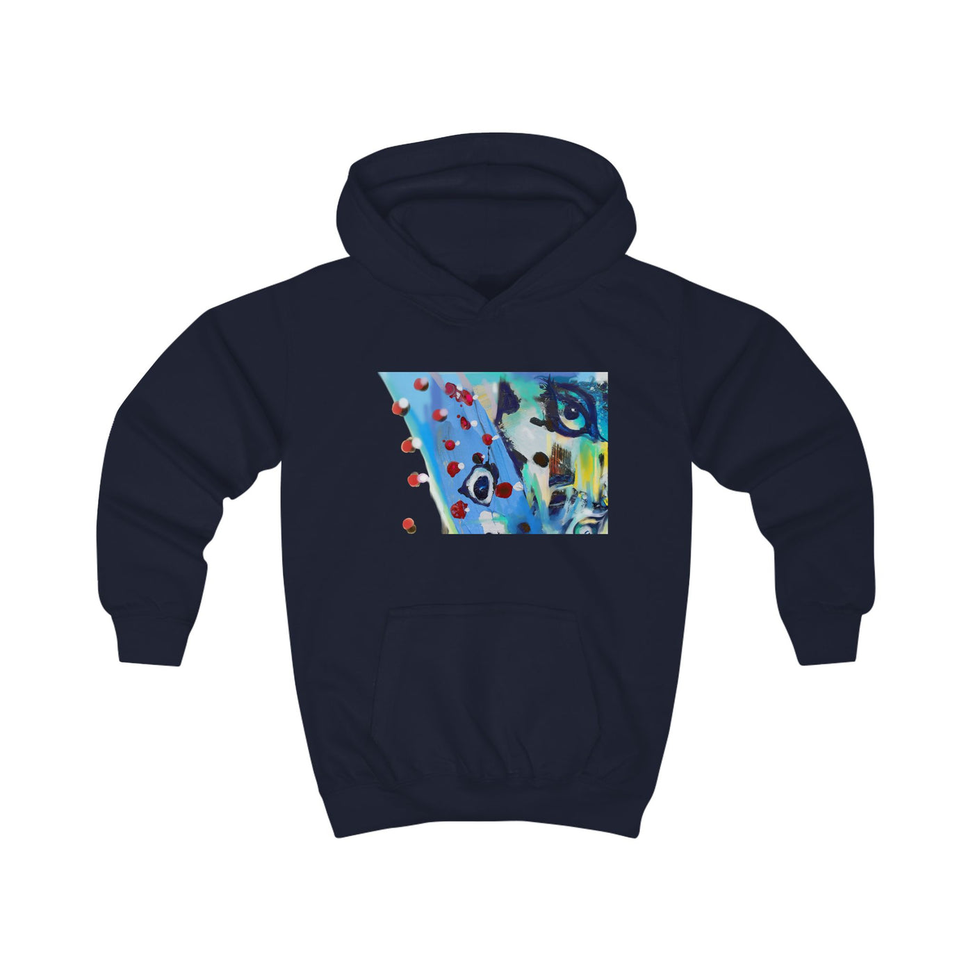 Colorful Artistic Kids Hoodie - Fun & Unique Design for Creative Children