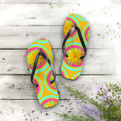 Vibrant Floral Flip Flops for Summer Fun