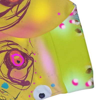 Vibrant Girls Two Piece Swimsuit - Colorful Summer Swimwear for Beach Fun