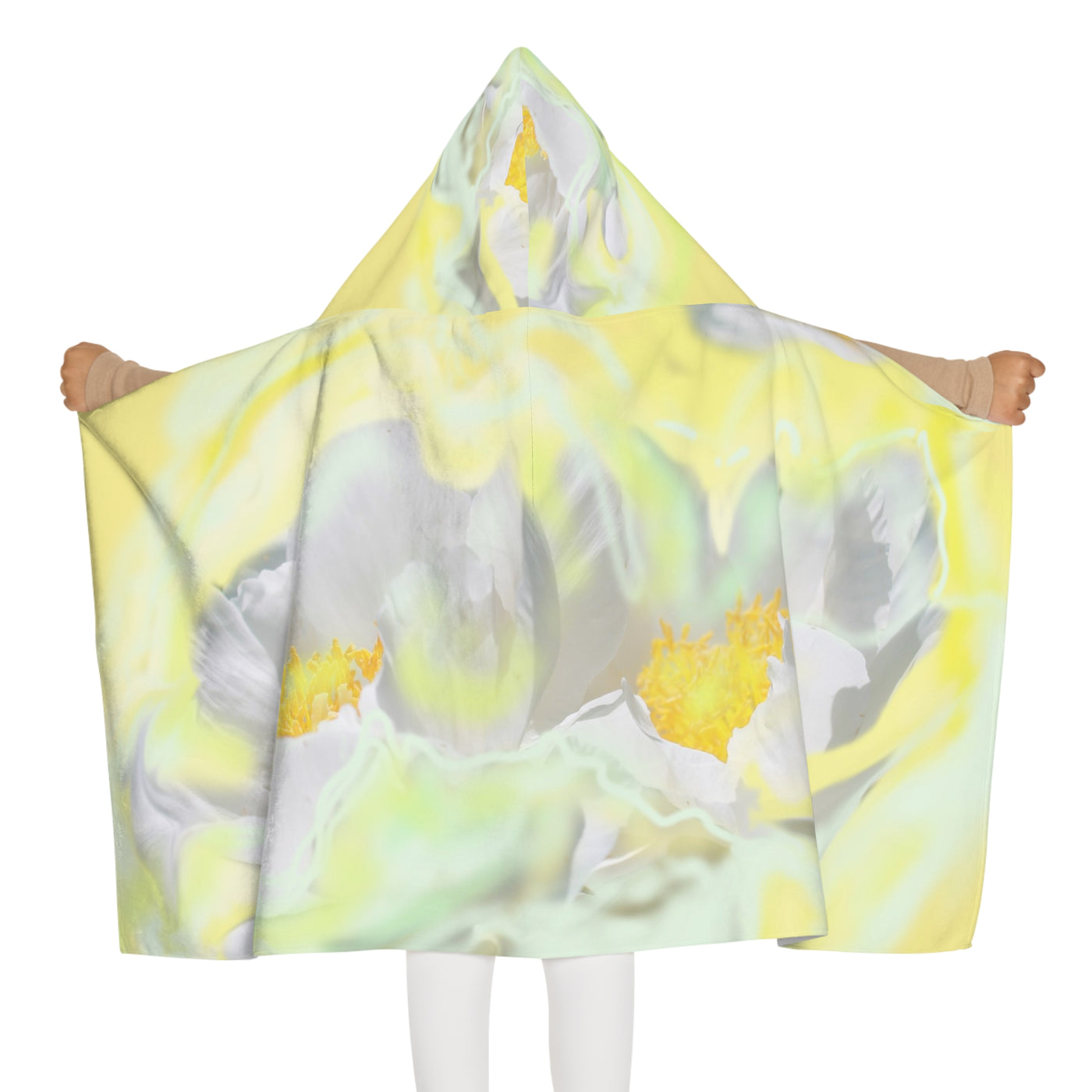 Floral Youth Hooded Towel - Perfect for Pool Days and Bath Time!