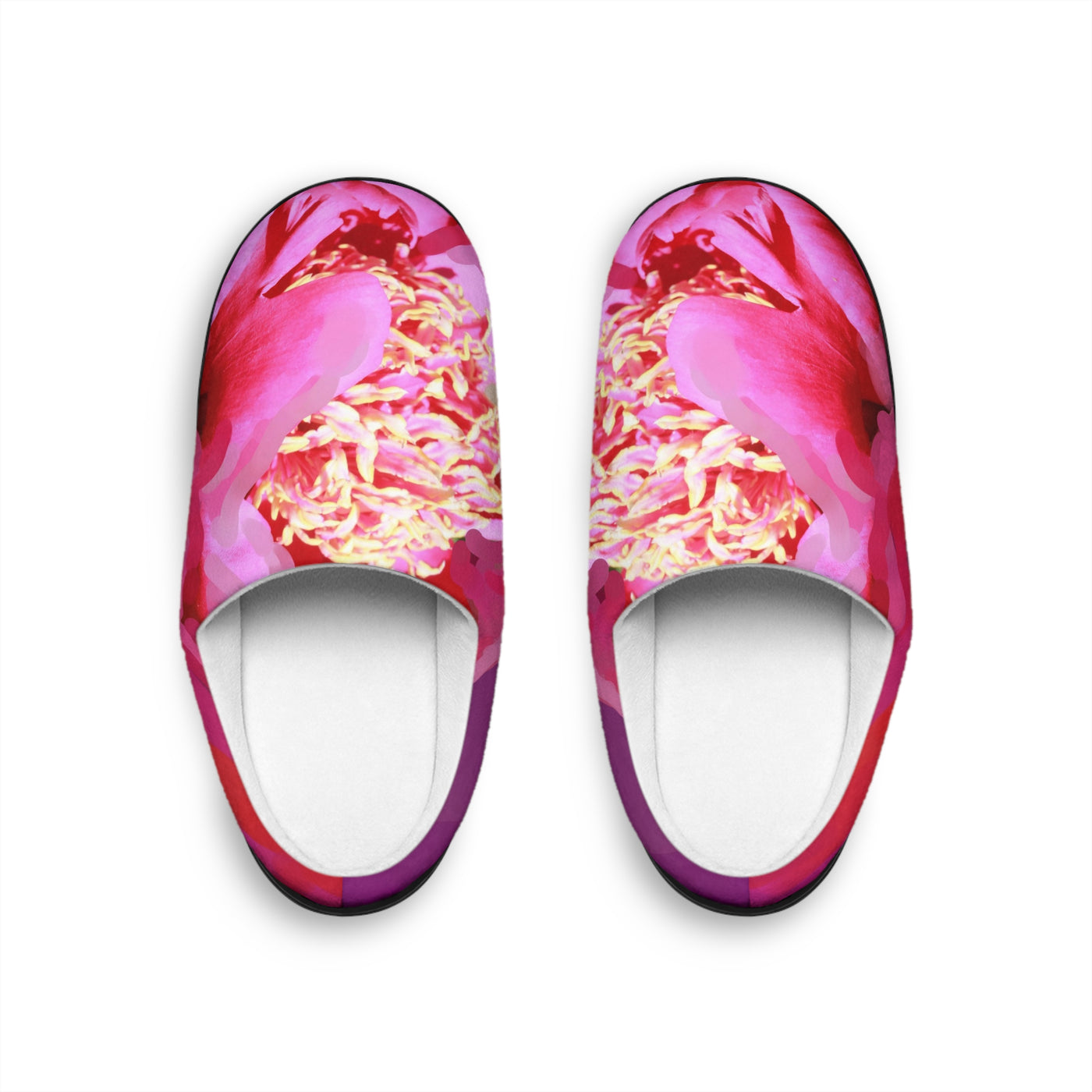 Cozy Floral Women&#039;s Slippers - Colorful Indoor Footwear for Relaxation
