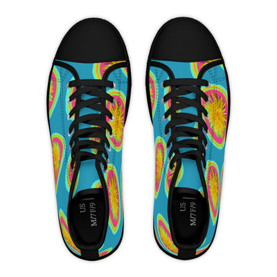 Colorful Floral High Top Sneakers for Women - Trendy Summer Footwear