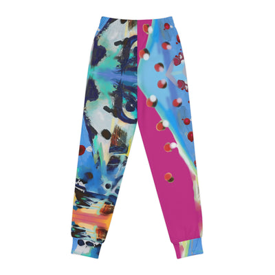 Colorful Youth Joggers - Artistic Design with Abstract Prints