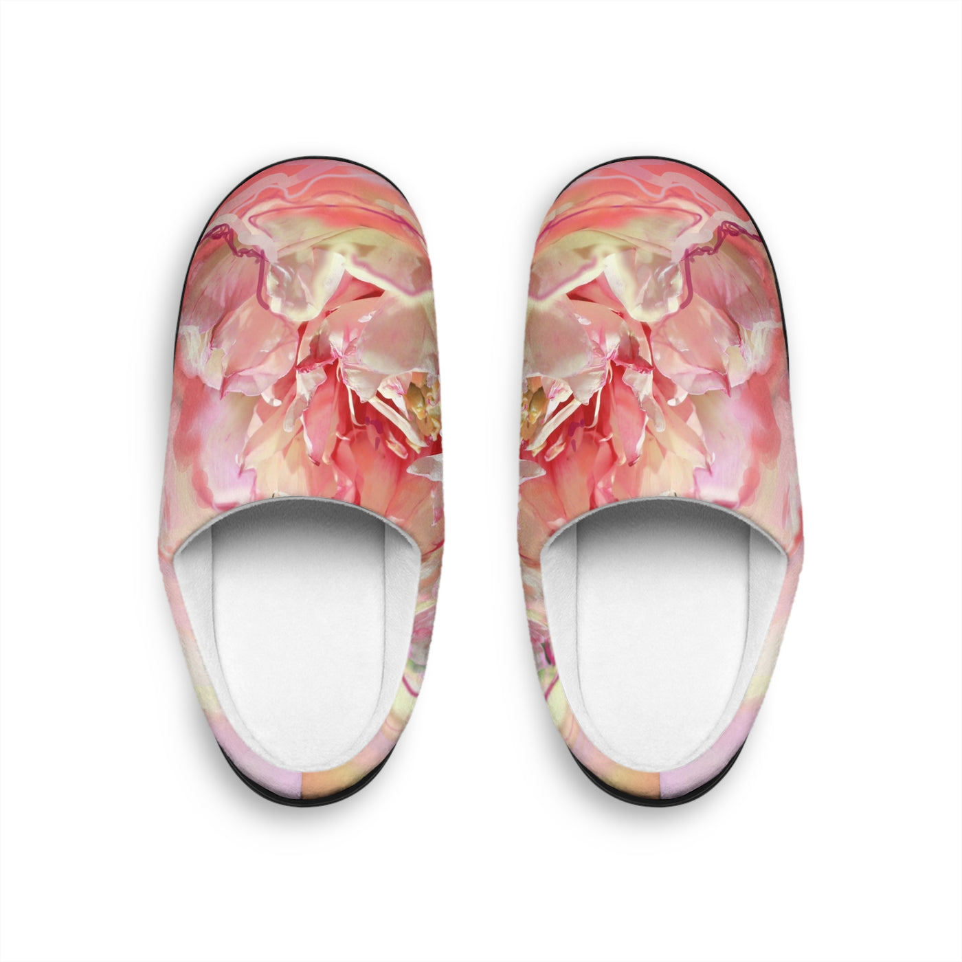 Men's Abstract Floral Indoor Slippers - Cozy Comfort for Home