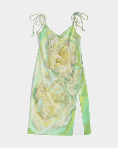 Women's Tie Strap Split Dress