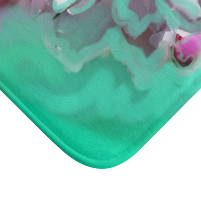Floral Serenity Bath Mat - Soft and Vibrant Floral Design for Home Décor