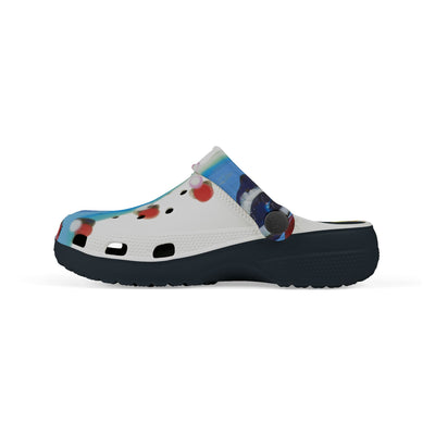 Colorful Kid's EVA Foam Clogs - Fun Splash Design for Playful Adventures