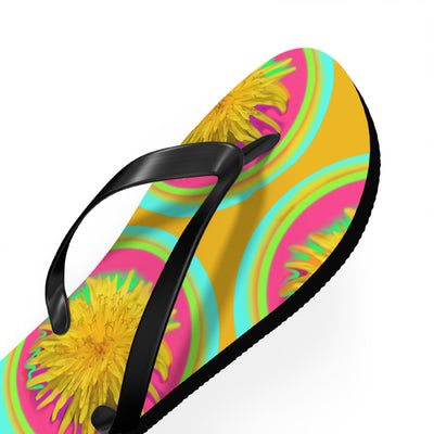 Vibrant Floral Flip Flops for Summer Fun