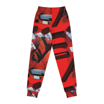 Vibrant Abstract Youth Joggers for Active Kids - Stylish & Comfortable