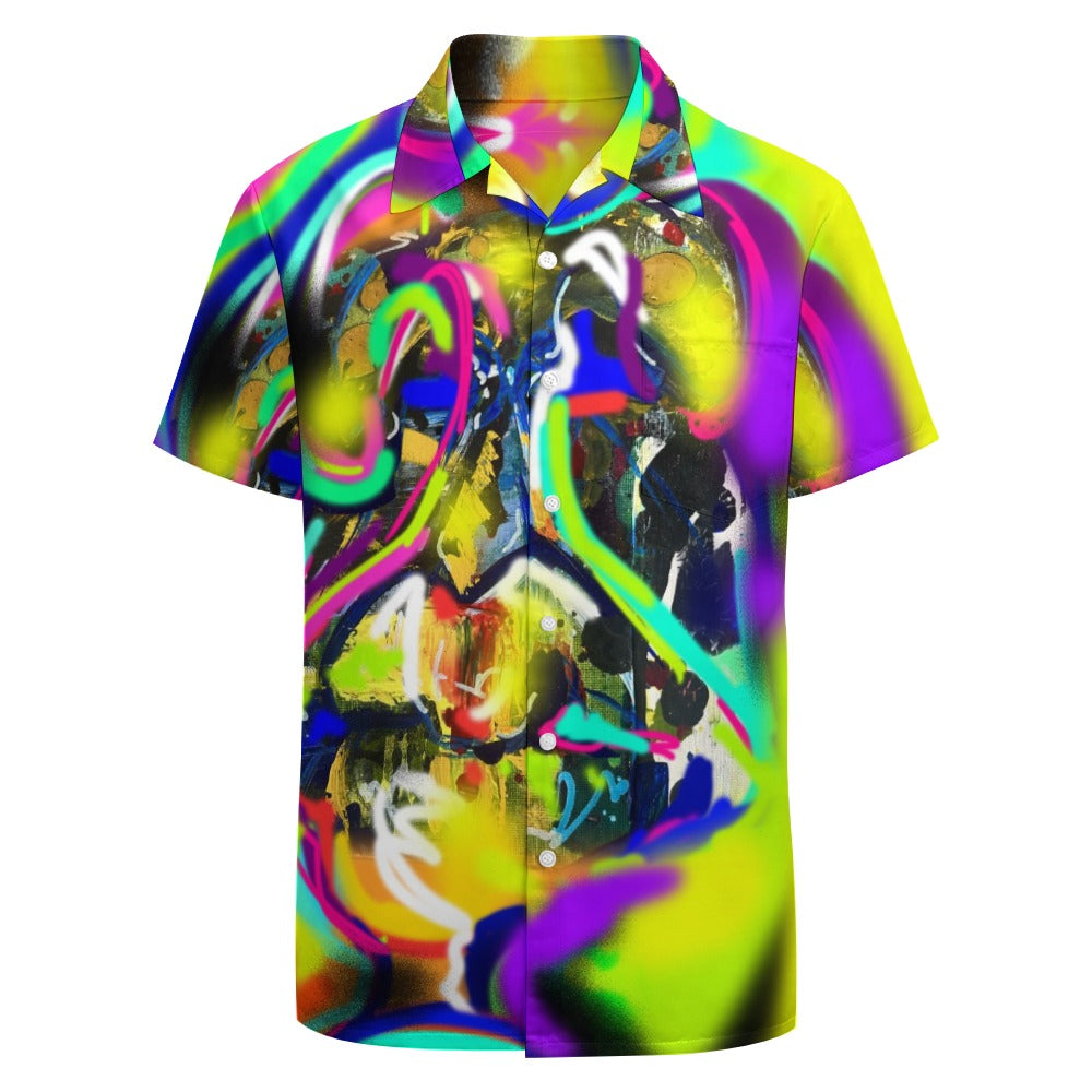 Bright Vibrant Bold short sleeved shirt