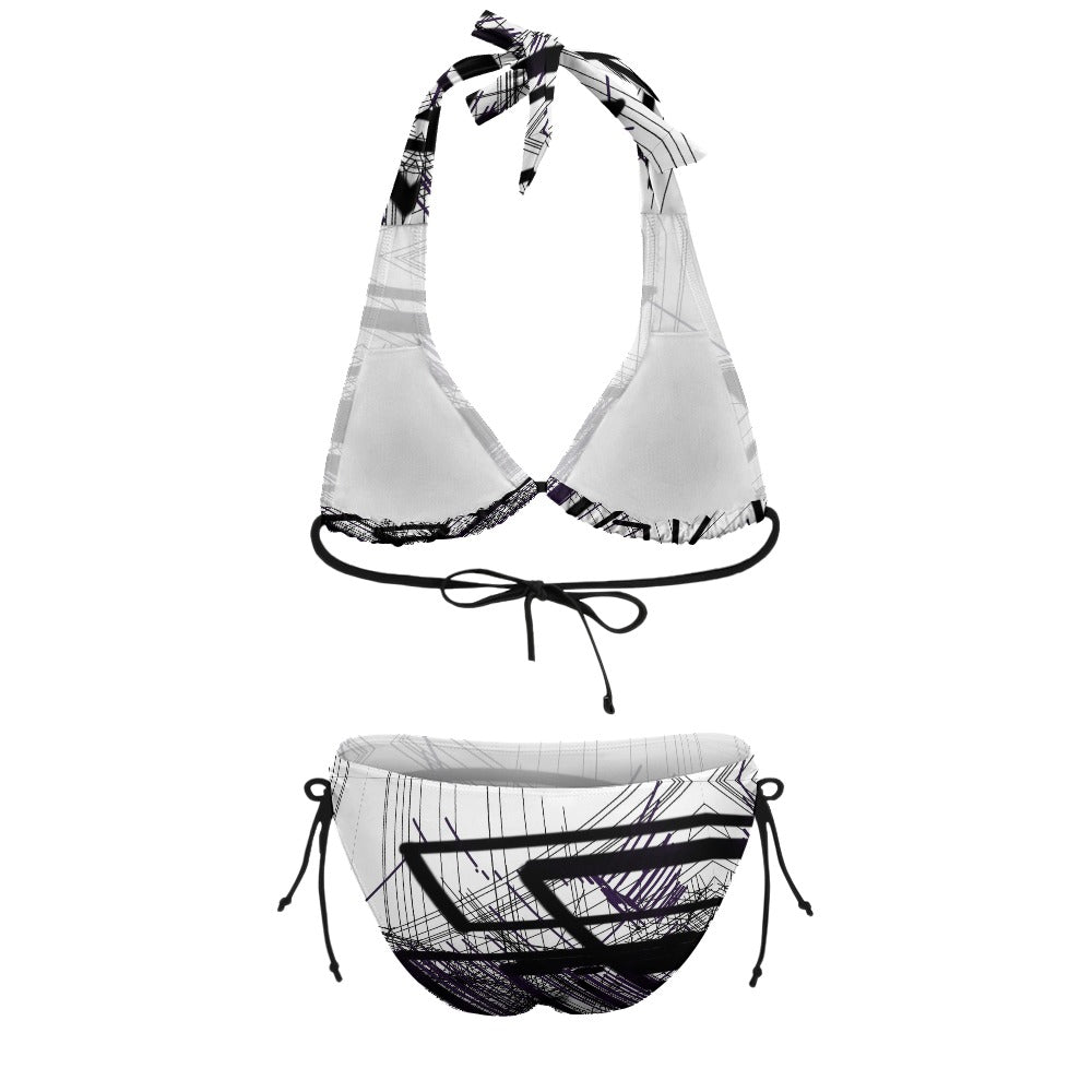 Plus size bikini swimsuit